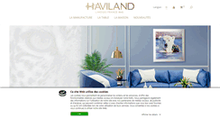 Desktop Screenshot of haviland.fr
